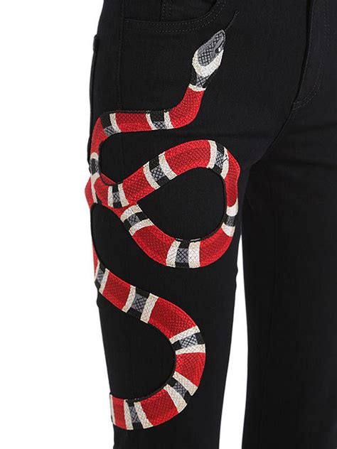 gucci snake pants cheap